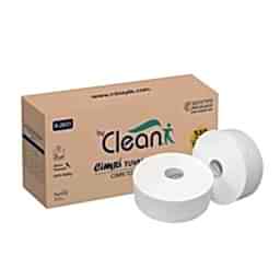 Rulopak By Clean Mini Cimri Tuvalet Kağıdı 2 Katlı 74 metre 4 Kg 12'li Paket 300116 resmi