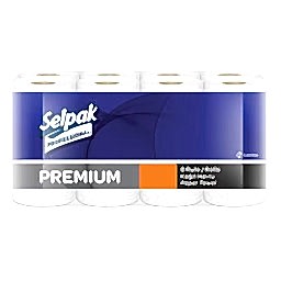 Selpak Professional Premium Kağıt Havlu 3 Katlı 8'li 7900267 resmi