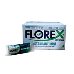 Florex 524 Standart Çöp Torbası Mini Boy 44 x 45 cm 40 Adet - Beyaz (50 Adet) resmi