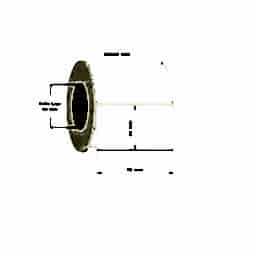 Taroks Kuşe Rulo Etiket 20 x 45 mm 2000 Adet resmi