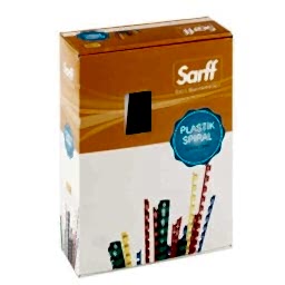 Sarff Plastik Spiral Beyaz Delux 12 mm 100'lü