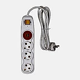 Nilson Akım ve Çocuk Korumalı Anahtarlı Beyaz Üçlü Grup Priz Usb 1,5 mt 44136115 resmi