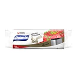 Polmix P143 Çöp Torbası Büzgülü Büyük Boy Çilek Kokulu 65 x 70 cm 10 Adet - Kırmızı resmi