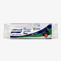 Polmix P303 Çöp Torbası Eko Endüstriyel Jumbo Boy 80 x 110 cm 10 Adet - Siyah resmi