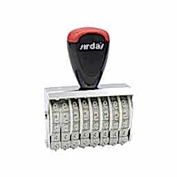 Sırdaş Numaratör 9 mm 8 Hane 1598 resmi