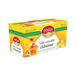 Doğuş Bitki Çayı Ihlamur Ballı Zencefil 1,5 gr 20'li Paket resmi
