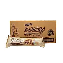 Ülker Saklıköy Bisküvi Çikolata Sütlü Kremalı 100g (18 Adet) resmi
