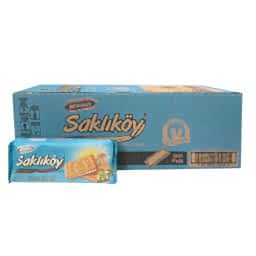 Ülker Saklıköy Bisküvi Sütlü Kremalı 100 gr (24 Adet) resmi