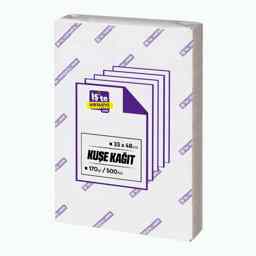 İşte Kırtasiye Kuşe Kağıt Parlak 33 x 48 cm 170 gr 500 Adet  resmi