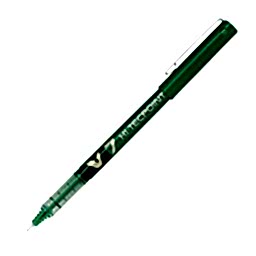Pilot V7 Hi-Tecpoint İğne Uçlu Roller Kalem 0.7 mm - Yeşil resmi