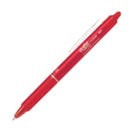 Pilot Frixion Ball Clicker Tükenmez Kalem Silinebilir 0.7 mm Kırmızı resmi