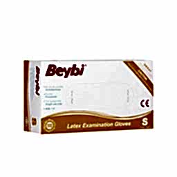 Beybi Lateks Muayene Eldiveni Pudralı Small 100 Adet resmi