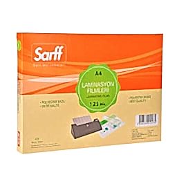Sarff Laminasyon Filmi 125 Mikron A4 100'lü Paket