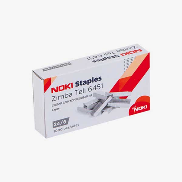 Noki 6451 Zımba Teli No:24/6 1000 Adet Beyaz resmi