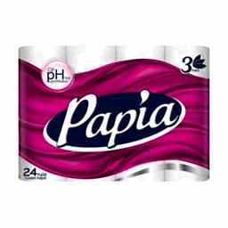 Papia Tuvalet Kağıdı 3 Katlı 24 Adet resmi