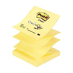3M Post-it Yapışkanlı Not Kağıdı Sarı Z Not 76x76 R-330 resmi