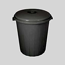 Ceymop CKG121 Çöp Kovası Jumbo Boy Kapaklı 90 lt  resmi