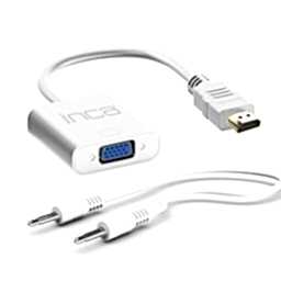 Inca IHTV-7TB Hdmı To Vga + Audio Çevirici Beyaz resmi