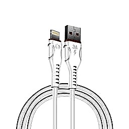 S-link SL-X242 1M 15W 3A Lightning Güvenli Hızlı Data + Sarj Kablosu resmi