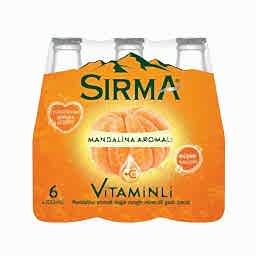 Sırma C-Plus Maden Suyu Mandalina Aromalı 200 ml (6 Adet) resmi