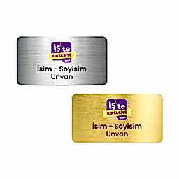 Metal Yaka Kartı resmi