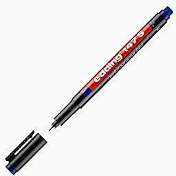Edding 147S Silinebilir Asetat Kalemi Silgili 0.3 mm - Mavi