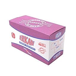 Erkan Kılçık Şeffaf Etiket Plastiği 25 mm 10.000 Adet resmi