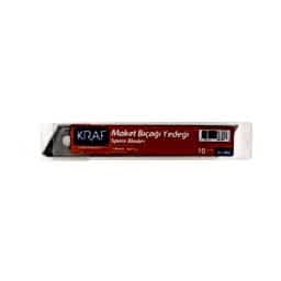 Kraf 618G Maket Bıçağı Yedeği Geniş 10'lu resmi
