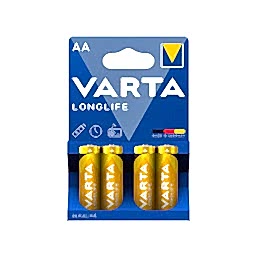 Varta Longlife Alkaline AA Kalem Pil 1.5 V 4 Adet resmi