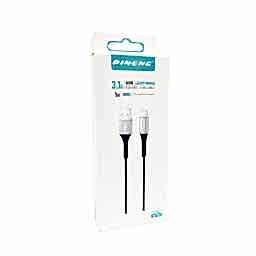 Pineng Pn-003 Alüminyum Başlıklı USB To Lightnig Şarj Kablosu resmi