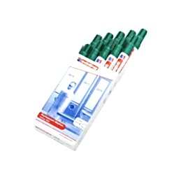 Edding 3000 Permanent Marker Kalem Yuvarlak Uç 1.5 - 3 mm - Yeşil (10 Adet) resmi