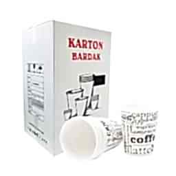 Taroks Karton Bardak 8 Oz 50 li Paket (40 Adet) resmi