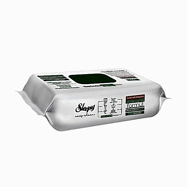 Sleepy Easy Clean Beyaz Sabun Katkılı Yüzey Temizlik Havlusu 100 Yaprak resmi