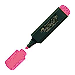Faber Castell 1548 Fosforlu Kalem - Pembe resmi