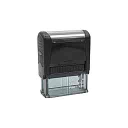 Mobi Stamps 4311 Otomatik Kaşe 14x38 mm Siyah Keçe  resmi