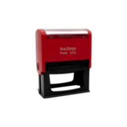 Mobi Stamps 4315 Otomatik Kaşe 38x77 mm Kırmızı Keçe resmi