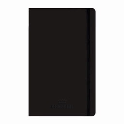 Keskin Color Premier Ciltli 13 cm x 21 cm Kareli 96 Yaprak Siyah Defter resmi