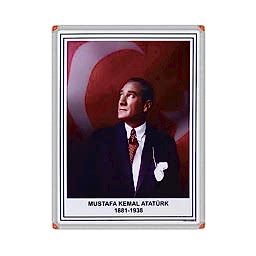 Panda Atatürk Portresi Lüx Metal Çerçeve Pan411 resmi