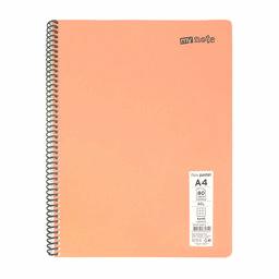 Mynote Flex Pastel Defter PP Kapak Spiralli Kareli A4 80 Yaprak