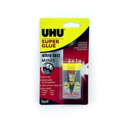 Uhu Süper Glue 3'lü Mini Japon Yapıştırıcı 3 x 1 gr resmi