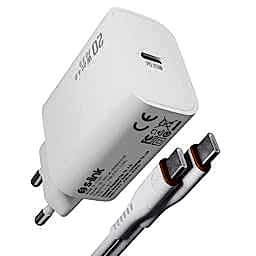 S-link SL-EC62TP Type-C Kablo Ve 20W Şarj Adaptörü resmi