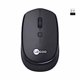 Lecoo WS202 Kablosuz 1600DPI 4 Tuşlu Optik Mouse Siyah resmi