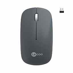 Lecoo WS214 Kablosuz 1200DPI 3 Tuşlu Optik Mouse Gri resmi