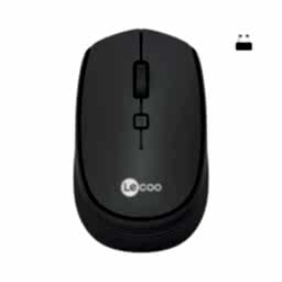 Lecoo WS202 Kablosuz 1600DPI 4 Tuşlu Optik Mouse Gri resmi