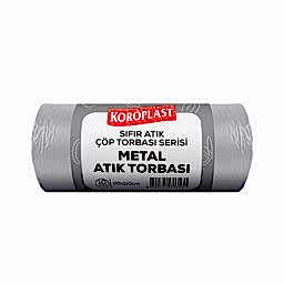 Koroplast Metal Atıklar Çöp Torbası Gri Jumbo 80 x 110 cm 10'lu resmi