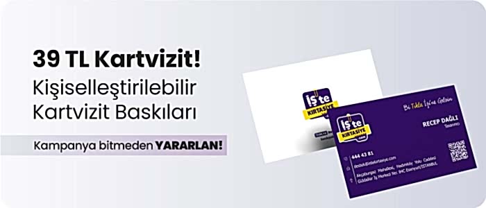 39 TL Kartvizit!