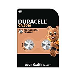 Duracell 2016 Lityum Düğme Pil 3 Volt 2'li Paket resmi