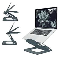 Leitz Ergo Ergonomik Çok Açılı Laptop Standı 6 Ayarlı Yükseklik Gri 64240089 resmi