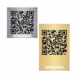 Metal QR Kod Menü resmi