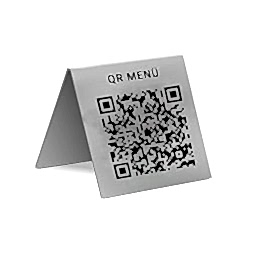 Metal QR Kod Masaüstü Menü resmi